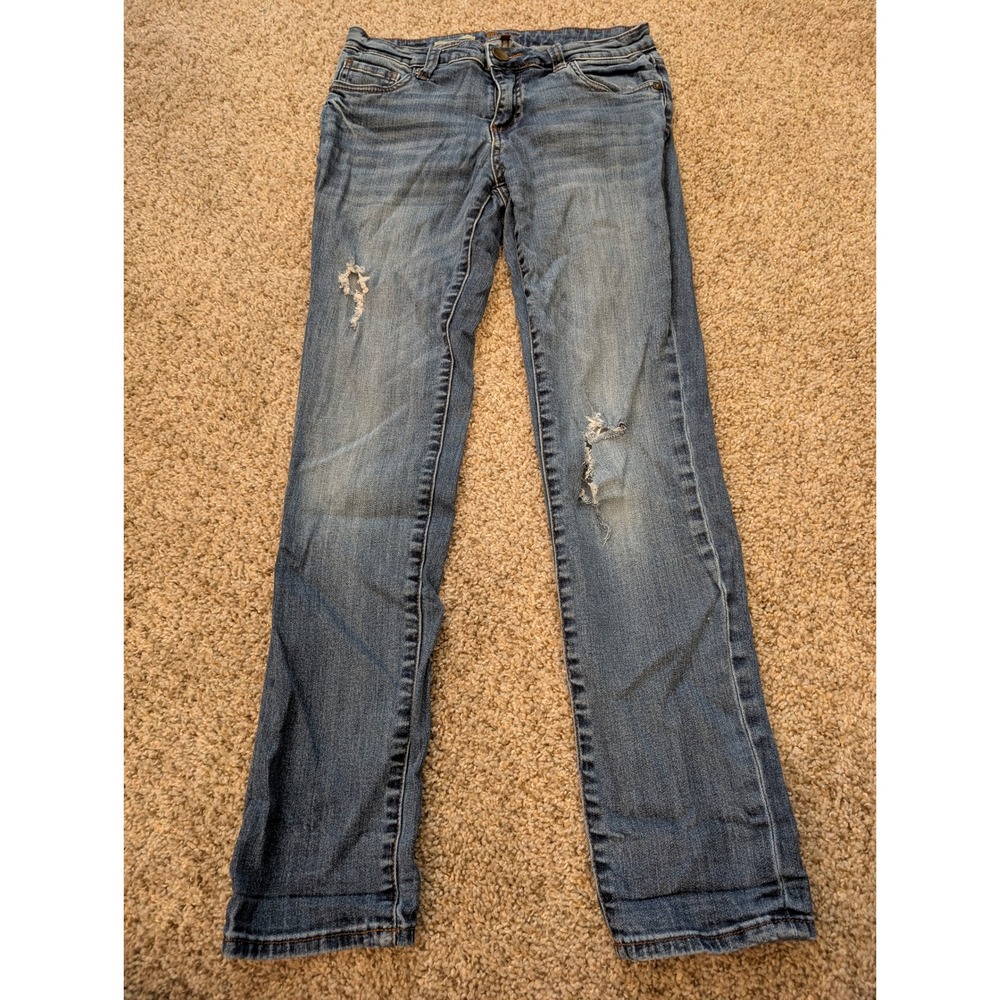 Kut from the Kloth Boyfriend Distressed Medium Wash Jeans‎ Womens Size 2